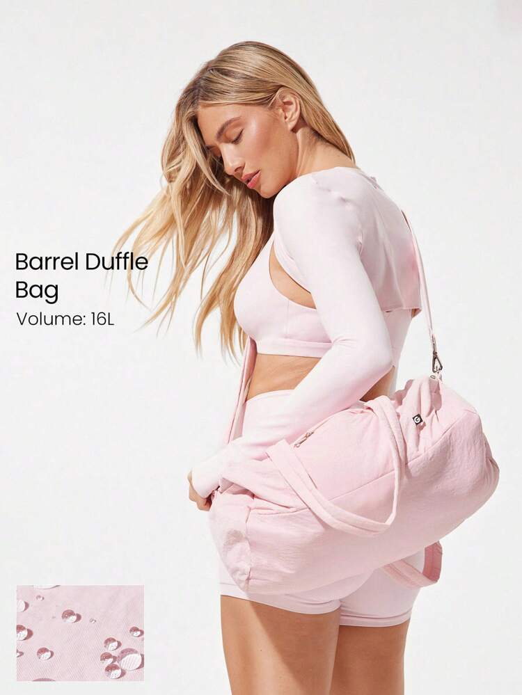 16L Max Large Capacity Carry Dual-Strap Duffle Zippered Bag Daily Active Casual  Spring Summer