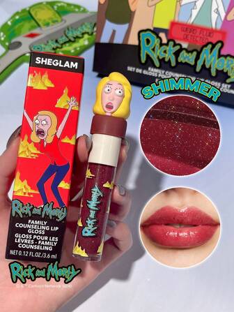 Rick and Morty X SHEGLAM Brillo De Labios Family Counseling-Beth Moisturizing Shimmer Dark Plum High Shine LáPiz Labial LíQuido Vegano Sin Fragancia No Pegajoso Brillo De Labios InstantáNeo Apto Para Personas Con Labios Secos Maquillaje De Labios GraduacióN CumpleañOs Vacaciones Verano OtoñO Y2K Elegante Moda Mujeres NiñAs Maquillaje CosméTico Belleza Fiesta Playa Viaje Camping Aire Libre Escuela Campus ExcursióN Festivales DecoracióN Regalo Presente Rosa Chica Cosplay Mejor Color Encanto Vibra