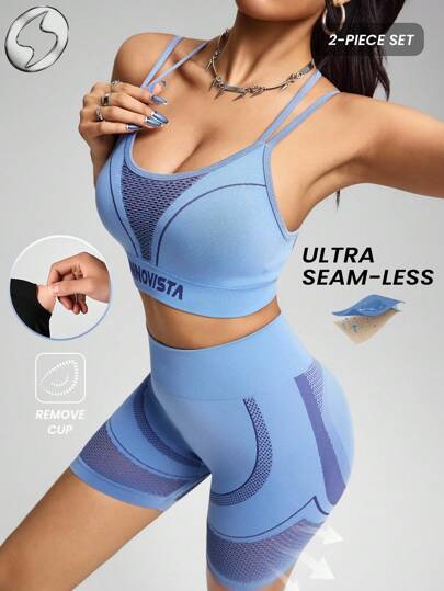 Innovista Seamless Workout Gym Sets Sports High Support Quick Dry Daily Athleisure Yoga Pilates HIIT Training Biker Tights Activewear Fall Structured Clothes Bra Booty Scrunch Shorts Comfort Movement Squat Proof Functional Mesh Breathable Tummy Control Compression Cardio Boxing Cycling Running Outdoor Exercise Healthy TT Viral IG Reel Ready FYP INSTA OOTD Blue Working Mom FitnessSet Two Pieces Athletic Performance Gear Woman Influencer Fashion Outfits Versatile Everyday Wear Durable PremiumEuropean UK Brazilian Mexicana Latina Menopause-Friendly Back To School Active Fall Fitness Collection Platform Alternative To Lulu Quality, Affordable, Budget-Friendly, Gym Outfits, Physical Training, Aerobic Exercise, Gymtok