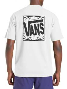 Vans Camiseta holgada de manga corta WIDE LOOSE, tipo malvavisco - Blanco - Ver 2