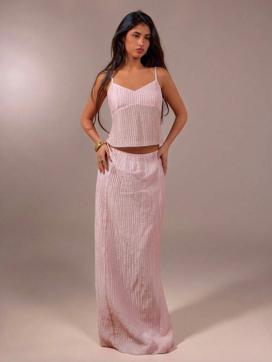 Avantive 约会晚礼服 婚礼宾客礼服 优雅演唱会礼服 街头服饰 俱乐部服装 女士高档服装 女士沙滩装 两件套 女士粉色套装 性感沙滩套装 女士度假装 女士演唱会服装