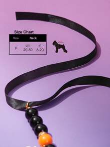 PETSIN 1 Stück Halloween gruselig Geist & Fledermaus Metall Anhänger Haustier Halsband Glöckchen Halskette, für kleine Hunde & Katzen Halloween Dekoration & Geschenk