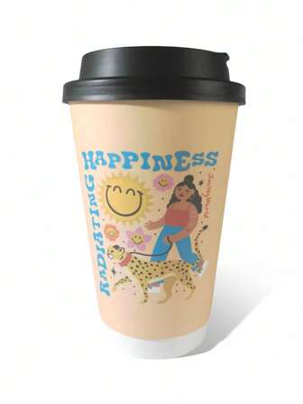 SmileyWorld® | SHEIN 10/20 件卡通图案幸福主题纸杯，非常适合派对使用