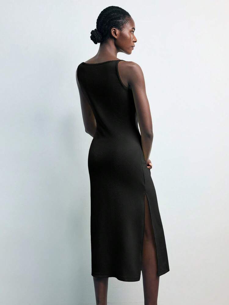 SHEIN Maija New Black Off Shoulder Ruched Waist Dress, Modern Elegant Urban Business Casual Office Wear, Suitable For Dates, Parties, Outings, Airports, Romantic Country Music Concerts, Korean Style, Airport, Wedding Guest, Birthday, Halloween, Christmas,Casual Dresses For Women,Elegant Dresses For Women Bodycon Midi Dress Black Midi Dress  St Patrick's Day Women Easter Summer Outfits Easter Dress Women Party Top Beach Dress Summer Holiday Outfits Each Vacation Outfits For Women  Summer Outfit For Women Going Out Outfits Graduation Graduation Outfit  Casual Dresses  Casual Blouses For Women