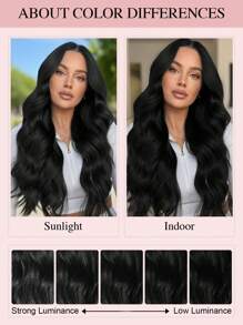 9AM Hair Halo Hair Extensions Real Human Hair 14-20 Inch Invisible Wire Hair Extensions Real Human Hair Jet Black Hair Halo Extensions For Women Adjustable Wire Secret With Clips In Human Hair - S1 - View 12