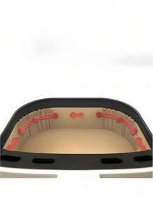 Air Fryer Parchment Paper Holder Magnetic Silicone Clips Secure Non Slip Grip Reusable High Heat Resistant Universal Fit Accessories Cooking Helper Dishwasher Safe Easy Install - Multicolor - View 3