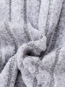 SHEIN 2 Stücke/Set Kleine Mädchen Lässig Sport Bequemer Langarm Kapuzen Outfit, Herbst