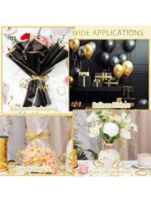 Geschenkband zum Verpacken, bunte Ballonbänder für Hochzeitseinladungen, Geburtstagsfeiern, Weihnachtsbaumschmuck, Muttertag, Abschluss