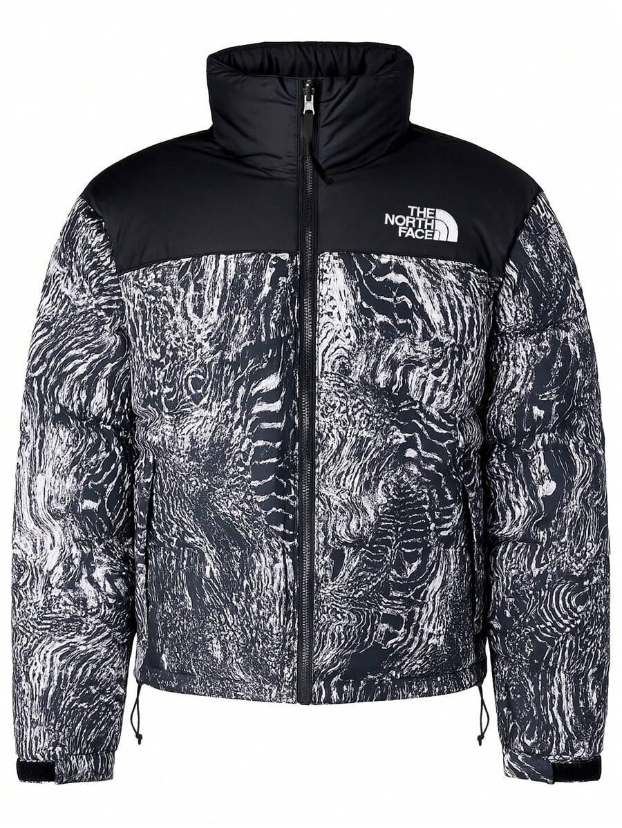 The North Face 1996 Retro Nuptse Men's Winter Down Jacket Snake Print - TNF BLACK WOOD SNAKE PR - View 1