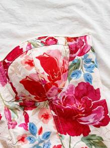 Soleia 全新秋冬休闲度假西部海滩婚礼宾客服装返校毕业早午餐女装，适合圣帕特里克节、春假、复活节、音乐节，优雅波西米亚热带露肩上衣 - 彩色 - 查看 5