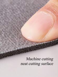SHEIN 1pc Rectangular Absorbent Bathroom Floor Mat, Washable Grey Carpet, Diatom Mud Rug, Bathroom, Kitchen, Doormat, Home Decoration, Bathroom Decor, Outdoor Rug, Doormat, Fall Decoration, Bathroom Accessories, Back To School - Black - View 6