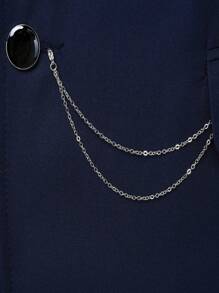 Calvornis بدلة رجالية من قطعتين، سترة بأكمام طويلة وبنطال طويل، لون أحادي، بدلة عمل كاجوال عصرية، "Old Money"