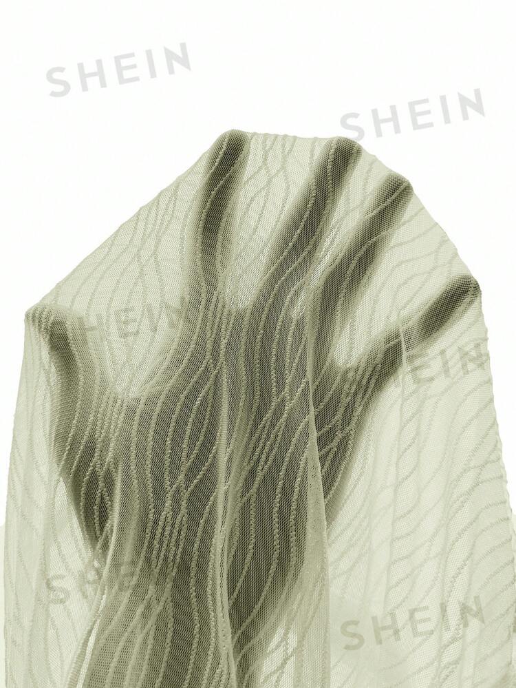 KIZN Triangle Bikini Set With Gold Shell Charm High Cut Micro String Tie Side