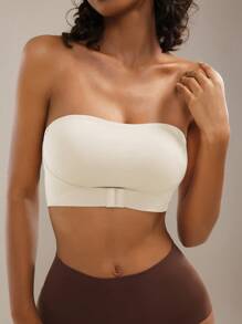 SHEIN 2pcs Strapless Non-Slip Backless Tube Tops For Women - Multicolor - View 5