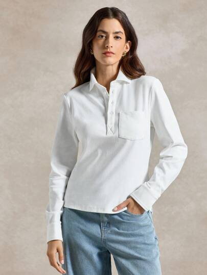 Briarwyn 女士休闲纯色长袖上衣秋季女士冬季女士返校节办公室服装女士教师装老款风格