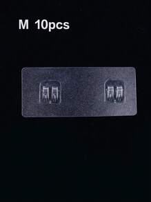 1 pieza/10 piezas/20 piezas - Gancho adhesivo transparente sin clavos, soporte montado en la pared con ventosa de succión fuerte, gancho adhesivo sin marcas, perchero de plástico con tabla de escurrido para baño, entrada, cocina, dormitorio, dormitorio, oficina