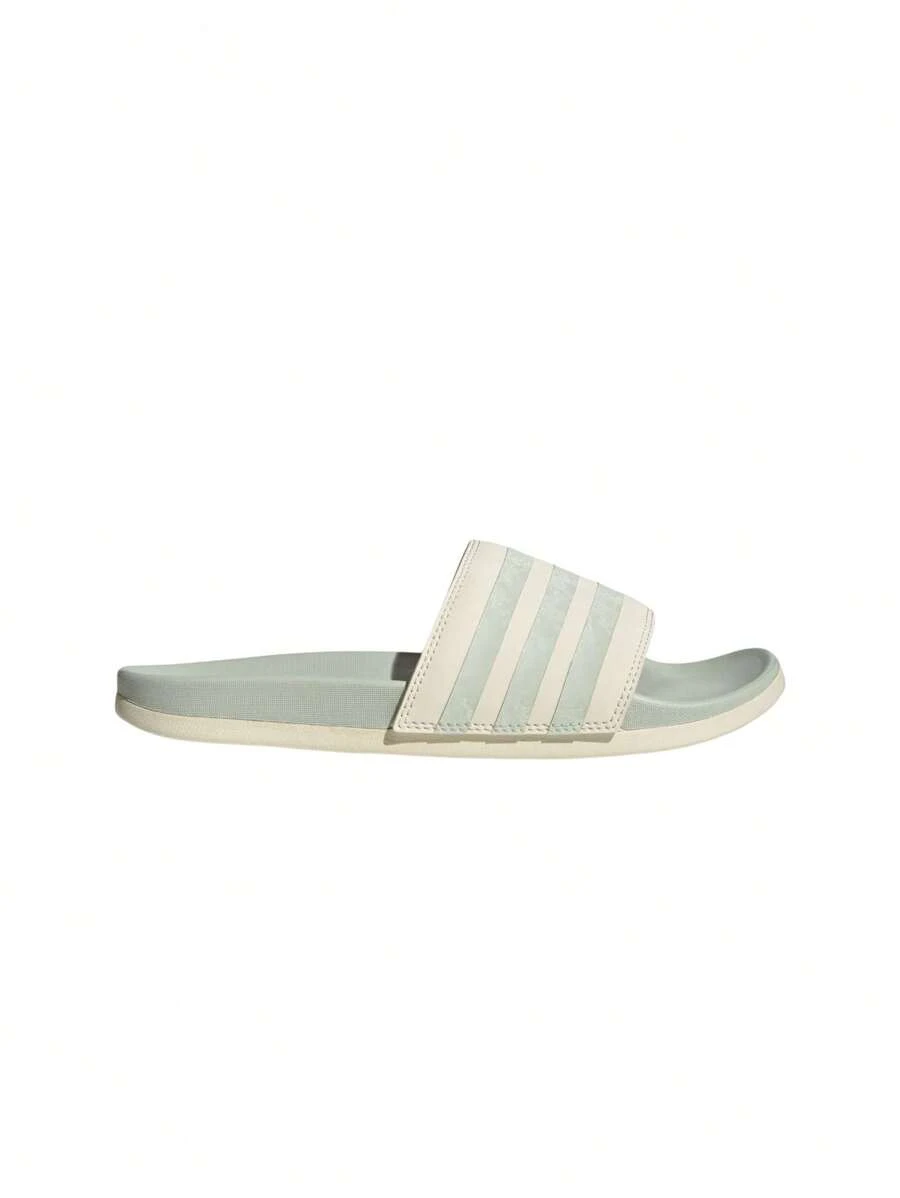 Adidas ADILETTE COMFORT - White Linen Green - View 1