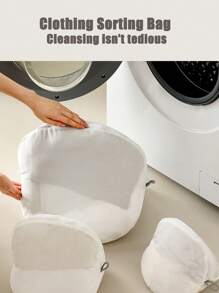 Madebyblanc Laundry Bag, Fine Mesh Bag For Washing Machine Use To Prevent Deformation, Large-Sized Laundry Mesh Bag For Underwear And Bras - Multicolor - View 6