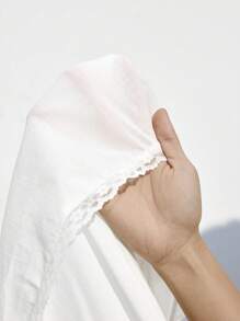 Maija 2025 Autumn/Winter New Arrival Tie Collar Bow Knot Lace Patchwork Decor Petite Cute Sweet Casual Everyday Outerwear Top, Fashion Leisure Modern Urban Elegant Romantic Business Casual Office Party Beach Holiday Music Festival Wedding Guest Brunch Y2K Vintage Street Airport Back To School Fall/Winter