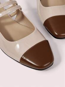 CUCCOO DOLLMOD Women's Fashion Black Mary Jane Simple Strap Flats, Suitable For Commuting, Dating, Party, Holiday - Pink - View 7