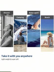 TOM & JERRY X SHEIN Serviette de plage en microfibre à haute absorption avec motif de lettre et de dessin animé, séchage rapide, légère et durable pour le bain, la piscine, les voyages - cadeau de vacances unisexe pour hommes et femmes