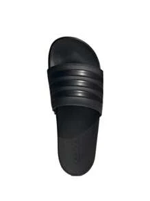 Adidas UNISEX ADILETTE COMFORT - Core Black / Core Black / Core Black - View 3