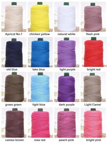 3mm彩色扭纹编织绳空心线工艺品装饰DIY手工包抽绳带配件聚丙烯纤维 - 彩色 - 查看 7