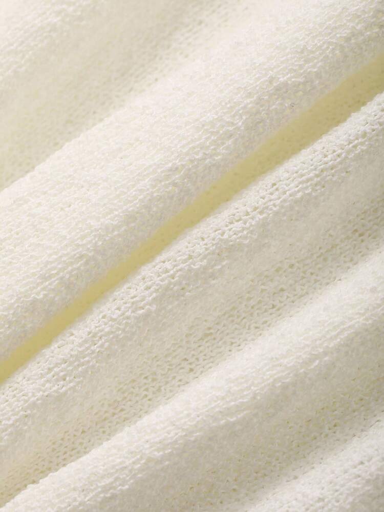 Men's Letter Print Lightweight Sweater, Spring/Summer Fall,Winter