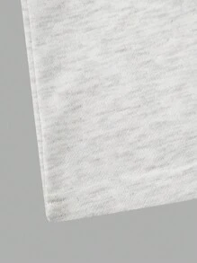 Drawstring Hem Wide Leg Straight Casual Pants Fall Winter