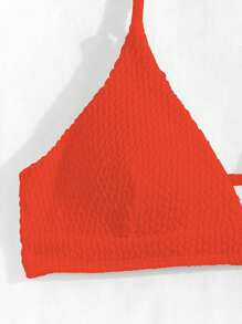 Swim Basics Beach Summer Outfits For Women - Bikini Sets - Orange - View 4