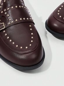 Sleekvia 女士时尚咖啡棕色平底鞋 - 咖啡棕 - 查看 7