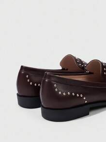 Sleekvia 女士时尚咖啡棕色平底鞋 - 咖啡棕 - 查看 8