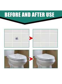 1 套瓷砖快干粘合剂、瓷砖修补膏、浴缸、大理石、家具、马桶裂缝修补（100 毫升）