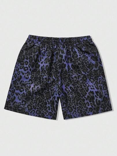 Street Life Pantalones cortos estampados tejidos para hombres, adecuados para el uso diario en primavera/verano