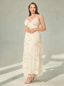 Auralis 大码女士优雅连衣裙、婚礼宾客连衣裙、露背连衣裙、女士节日连衣裙、仙女连衣裙、大码派对连衣裙 女士沙滩装 女士生日连衣裙 女士连衣裙 女士优雅连衣裙 女士派对连衣裙 度假连衣裙 女士派对性感连衣裙 飘逸连衣裙 婚礼宾客连衣裙 闪亮连衣裙 婚礼宾客连衣裙 曲线连衣裙 - 杏色 - 查看 5