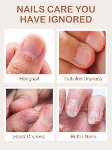 SlowSunday 椰子角质层油，迷你指甲角质层油，便携，适用于手部和身体，适用于手部、指甲、脚趾和身体，非常适合指甲和角质层护理，深层滋养，持久保湿，舒适的秋冬风格，适合秋冬、Y2K、万圣节、派对和礼物、感恩节和新年、感谢礼物、圣诞节、圣诞礼物 - 棕色 - 查看 2