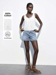 Maija 2025 Autumn/Winter New Arrival Tie Collar Bow Knot Lace Patchwork Decor Petite Cute Sweet Casual Everyday Outerwear Top, Fashion Leisure Modern Urban Elegant Romantic Business Casual Office Party Beach Holiday Music Festival Wedding Guest Brunch Y2K Vintage Street Airport Back To School Fall/Winter