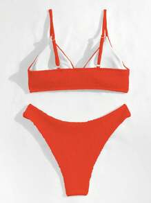 Swim Basics Beach Summer Outfits For Women - Bikini Sets - Orange - View 2