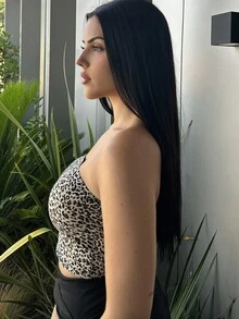 2 gói Áo crop top ống đan không tay họa tiết da báo và đen, gợi cảm và đa năng, phù hợp cho phụ nữ thế hệ Z - Nhiều màu - Xem 6