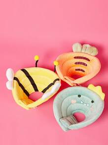 PETSIN طوق إليزابيث للحيوانات الأليفة بلون أصفر، طوق إصابات ما بعد الجراحة للقطط لمنع اللعق والعض، طوق متين للرقبة للحيوانات الأليفة