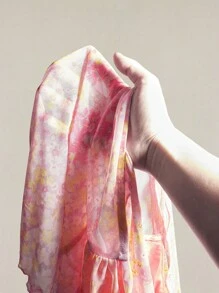 SHEIN ICON Women's Ditsy Floral Asymmetrical Hem Cute Floral Blouse, Adorable Summer Top Fall Women Clothes