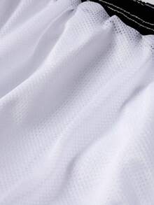 Surfspeed Plus Size Men's Casual Summer Beach Shorts - White - View 4