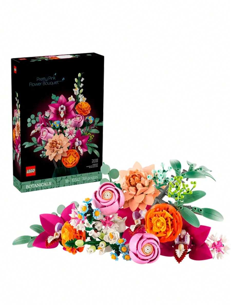 LEGO Botanicals® Beautiful Pink Bouquet ADULTS 10342 - Multicolor - View 1