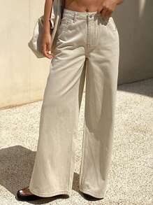 Dazy Tall Women's Casual Loose Straight Leg Jeans