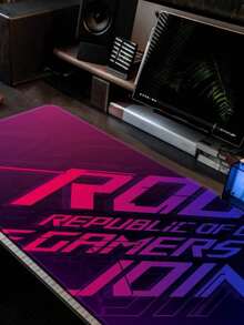 SHEIN 1PC Large Gaming Mouse Pad With Precision Sewn Edges And Anti-Slip Rubber Base, Thick Computer Desk Mat, Keyboard Mat, Perfect For Independence Day, Halloween, Thanksgiving, And Christmas Gifts Back To School