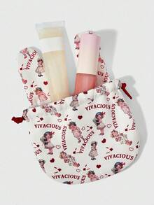 ROMWE Kawaii 可爱兔子图案女童化妆包 442464 - 彩色 - 查看 2