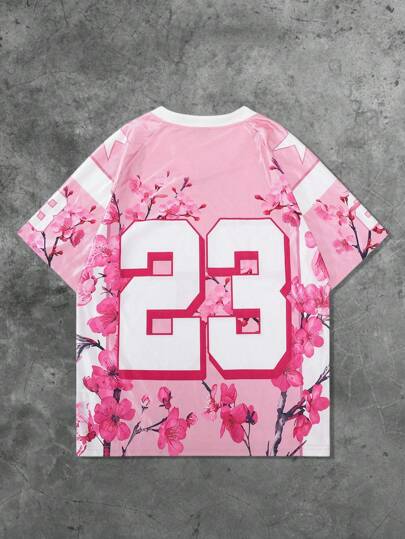 Prep Men's Ice Hockey Jersey Short Sleeve T-Shirt, Sports Tee For Summer
