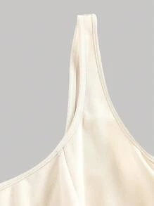 SHEIN MOD 女士杏色西装外套和连衣裙套装 - 杏色 - 查看 6