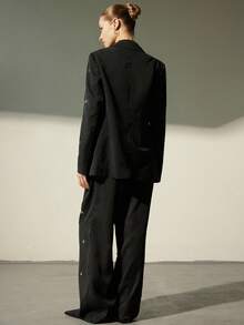 Aveloria Modichic Handmade Beaded Luxury Design European & American Style Business Suit Set For Women Fall Cloth For Women - Black - View 2