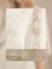 Amorya Elegantes langärmliges Wickelkleid Nagelkunst mit Ausschnitten, Sommerkleidung für Schule, Konzert, Hochzeitsgäste, Urlaub und Geburtstag für Frauen